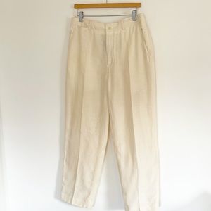 Polo Ralph Lauren linen silk trousers 32 x 30